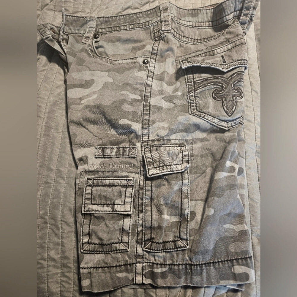 Rock Revival men's camo shorts